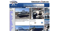 Desktop Screenshot of dallasboats4sale.com