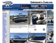 Tablet Screenshot of dallasboats4sale.com